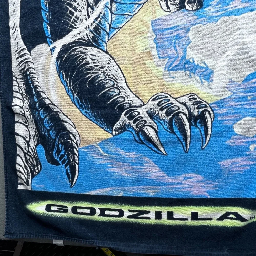 Godzilla vintage beach