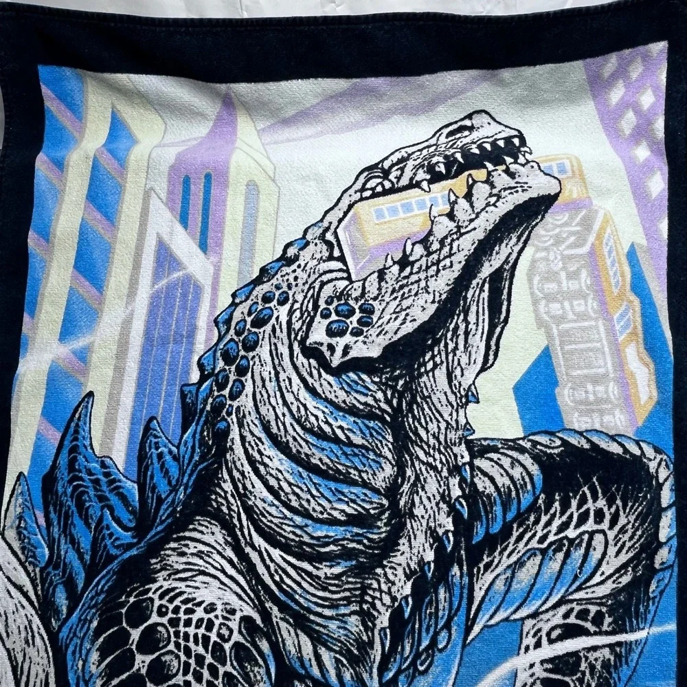 Godzilla vintage beach