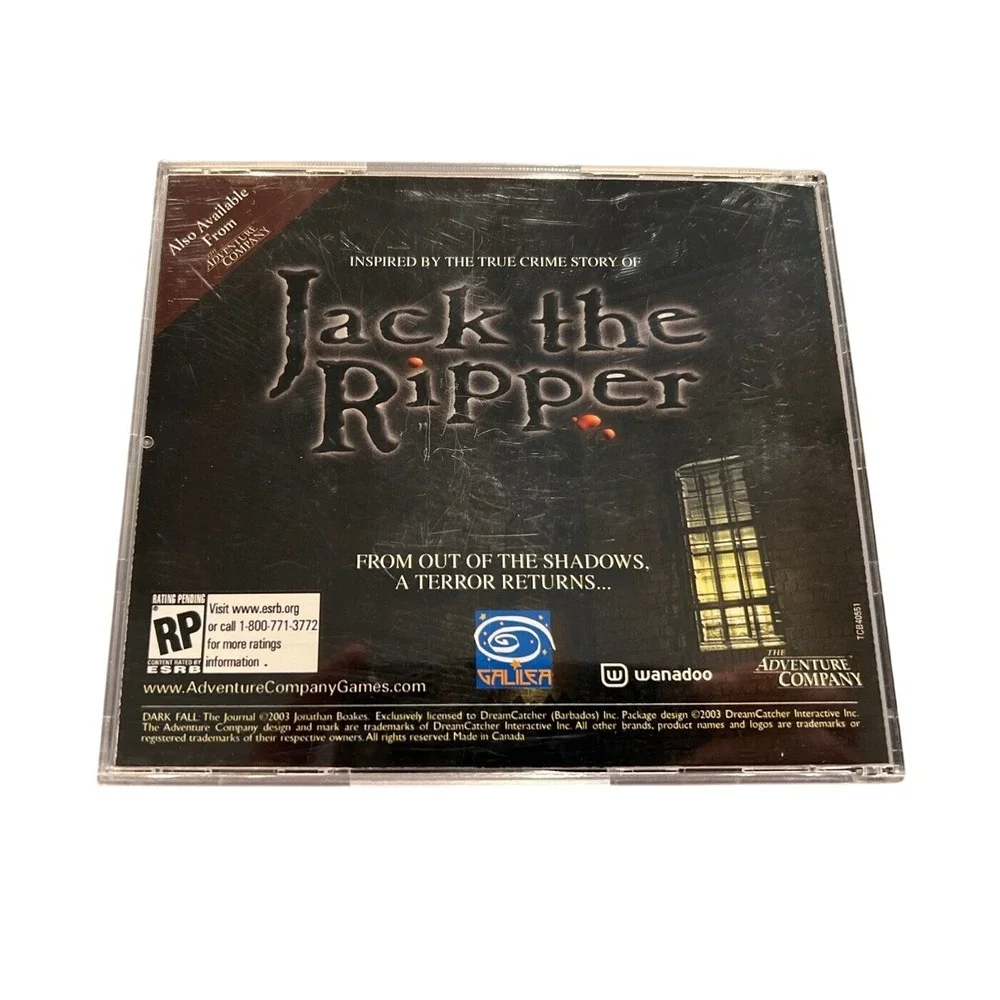 Dark Fall The‎ Journal (PC, Adventure Company, 2003)