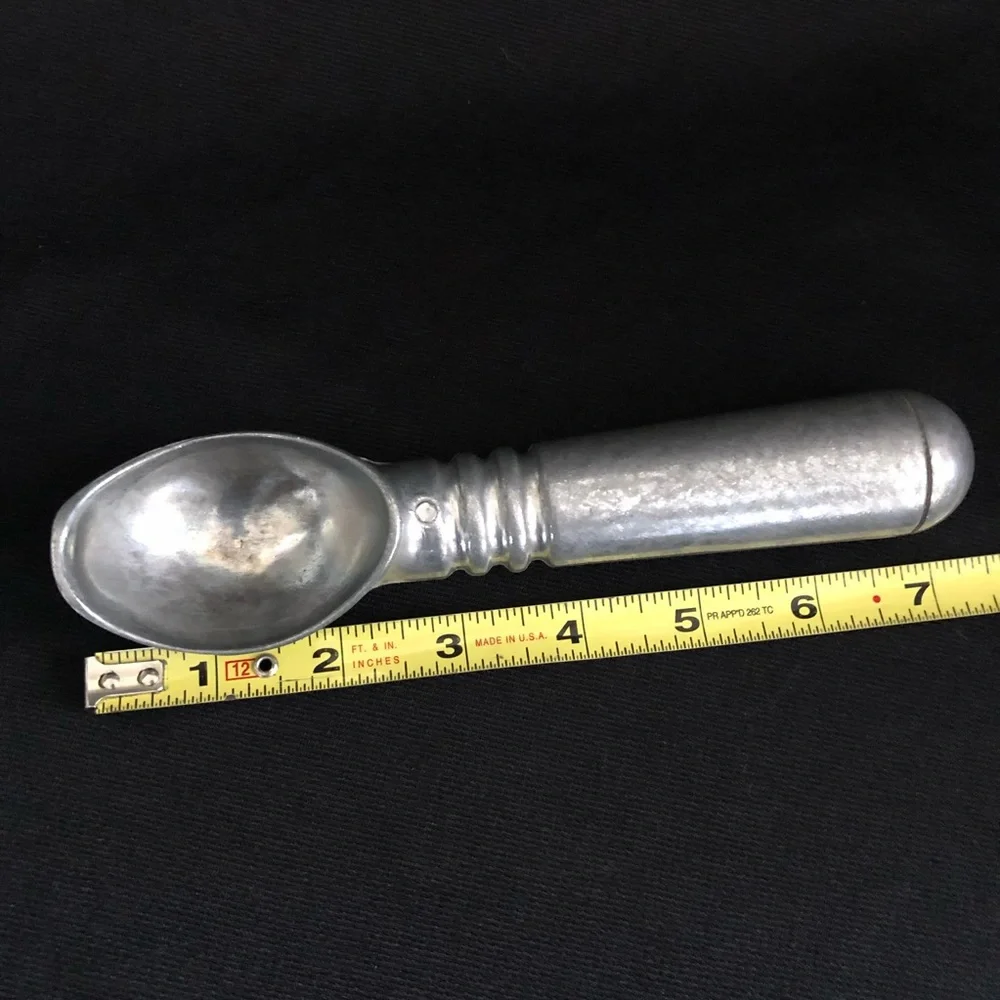 Vintage Retro Farberware Ice Cream Scoop - Cast Aluminum - Egg Shaped