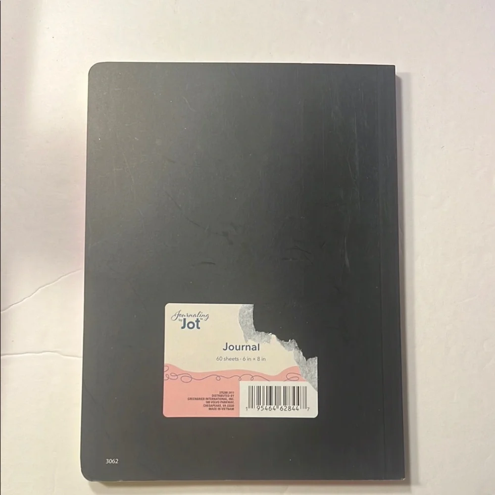 N/A black notebook
