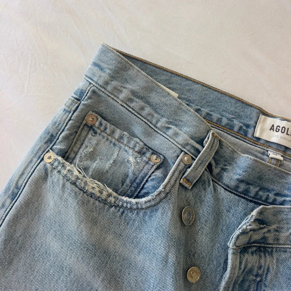 Agolde brand pocket feature