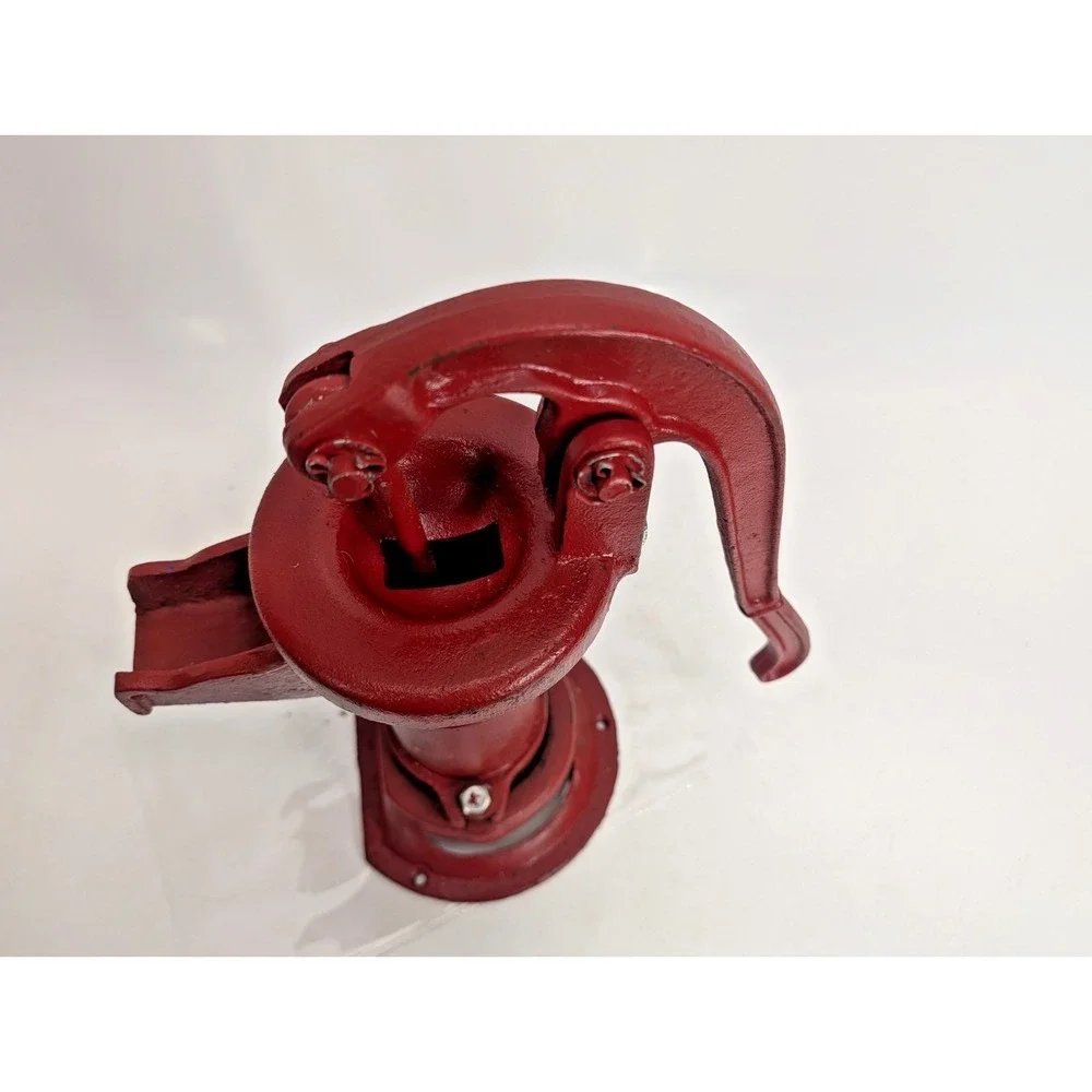 Antique style Cast Iron Red coated Hand operated Pitcher Pump - - 15