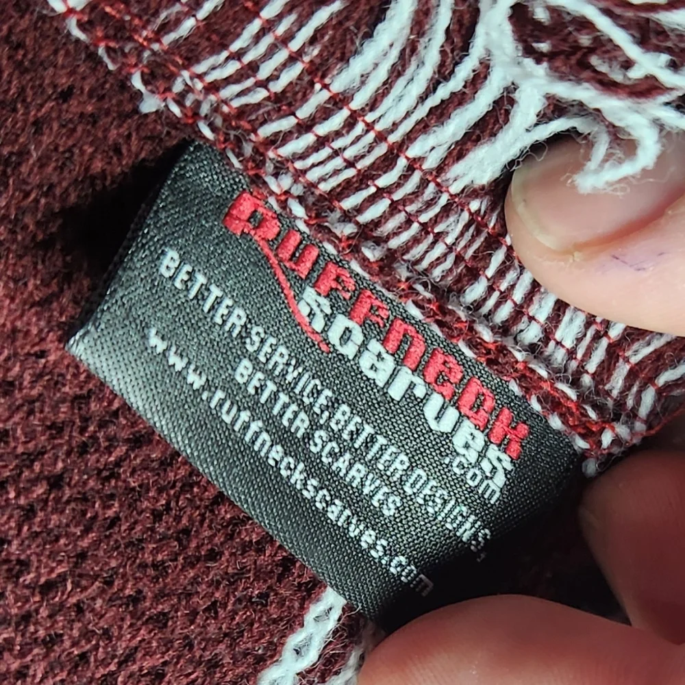 adidas maroon scarf