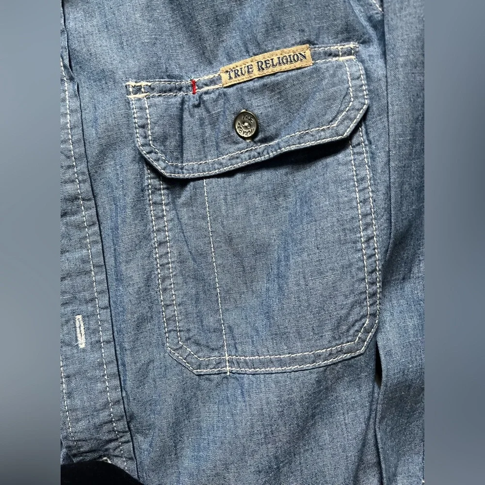 True‎ Religion Denim Shirt SZ M