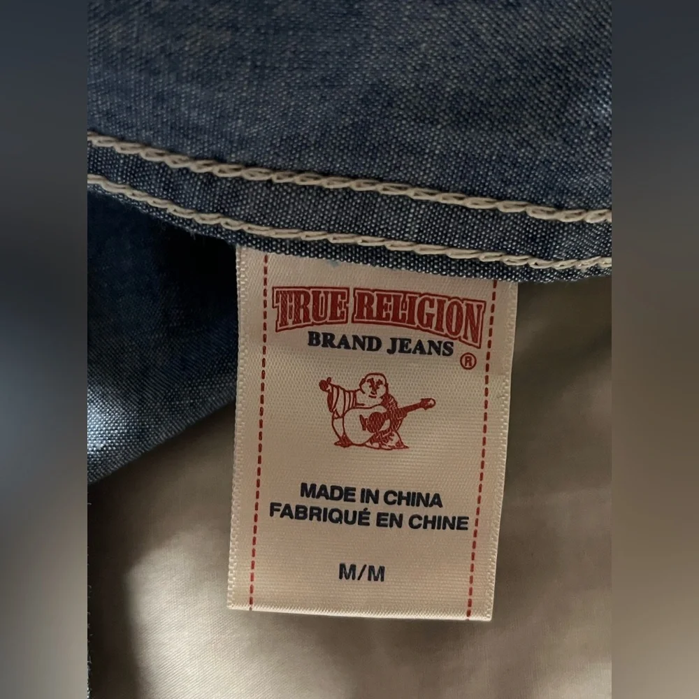 True‎ Religion Denim Shirt SZ M