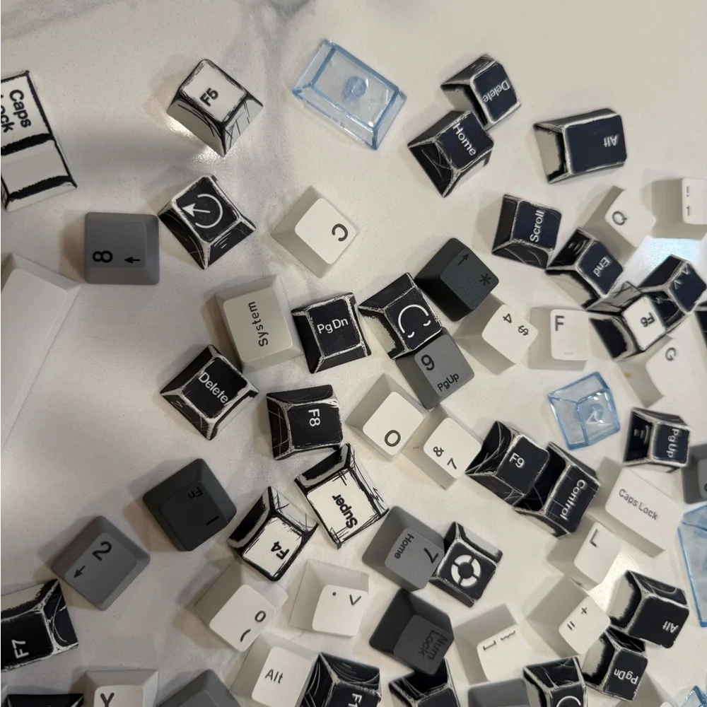 Source Unknown Mixed Color Keyboard Keycaps