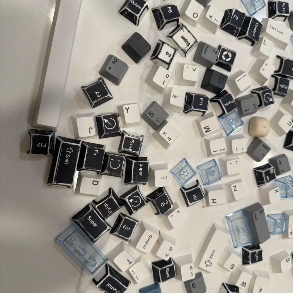 Source Unknown Mixed Color Keyboard Keycaps