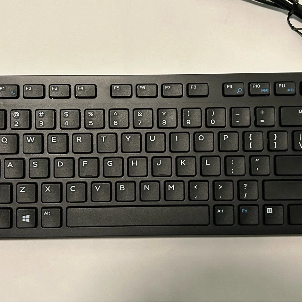 Dell Black Wired Keyboard