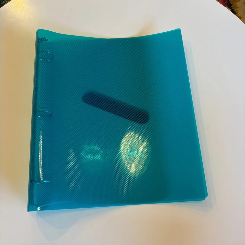 Teal and Pink Binder Set