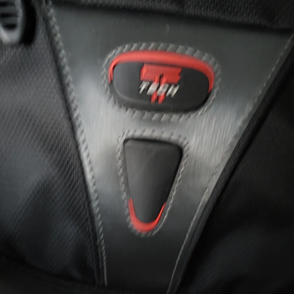 Tumi accents sleek black