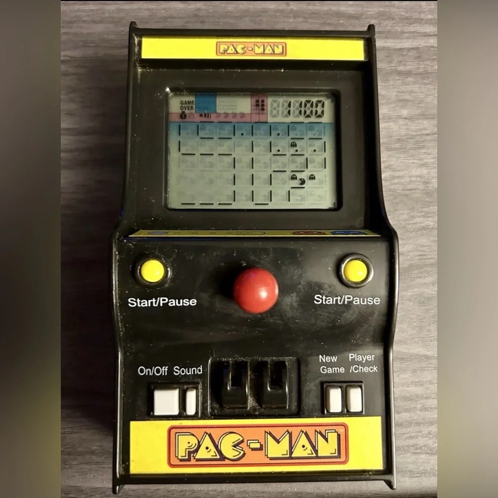 PAC-MAN Mini Arcade Handheld Game 1980 Namco Vintage