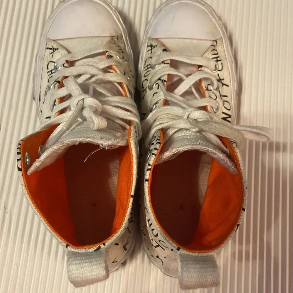 Kids Not a Chuck Converse High top Youth Size 2