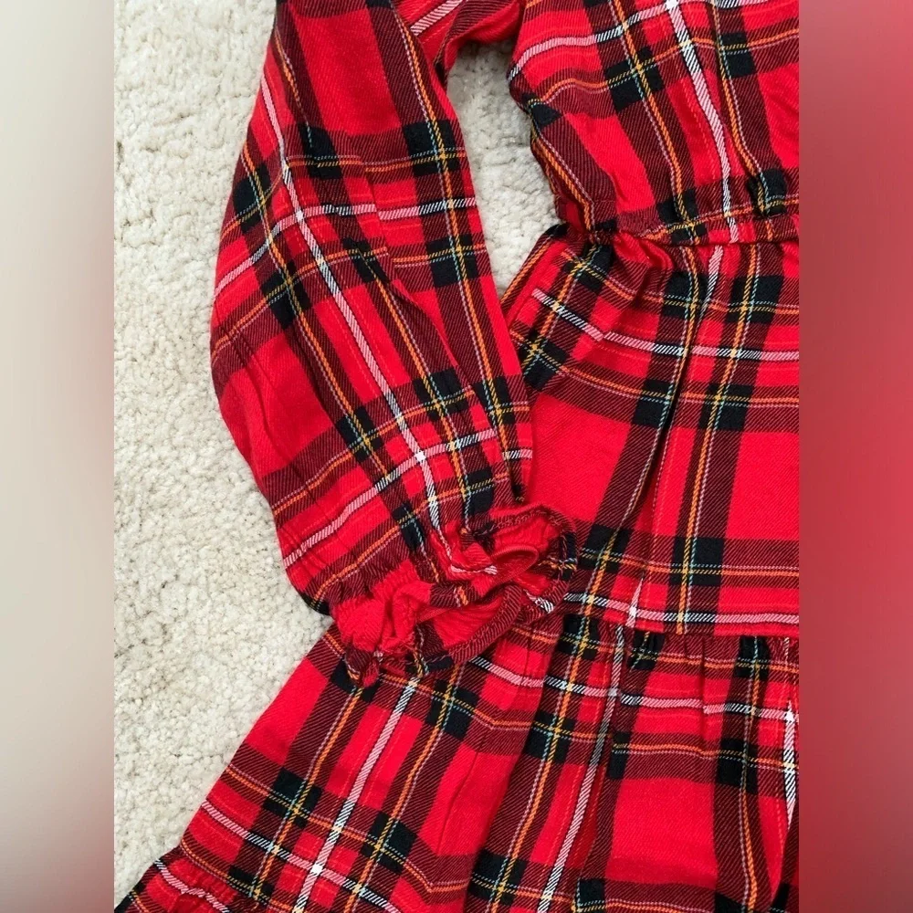 Old Navy NWT Size 5T Red Holiday Plaid Dress