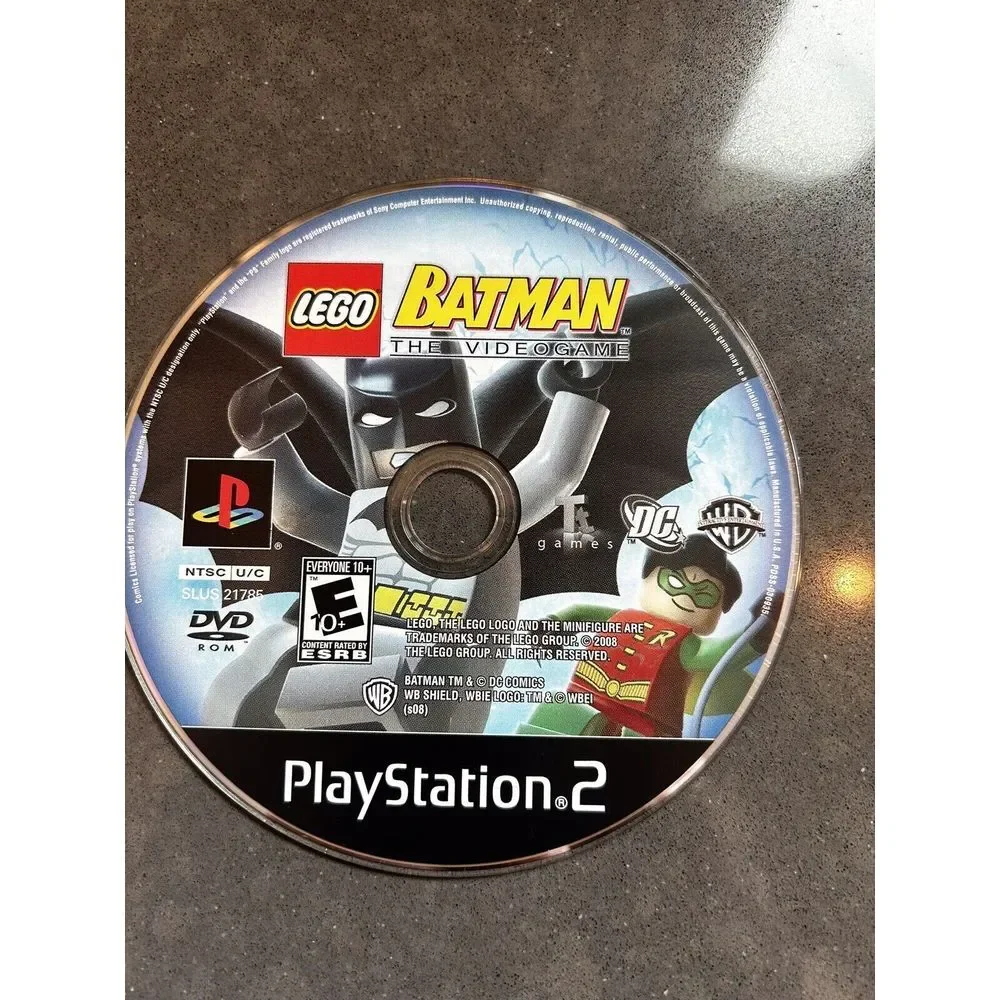 LEGO Batman: The Video-Game (Sony PlayStation 2,‎ 2008) Disc Only