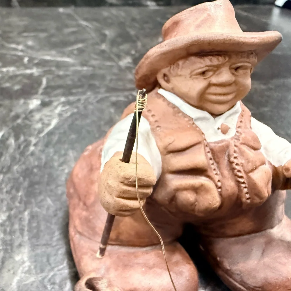 ROGERS’ ROWDIES Fishing Figurine