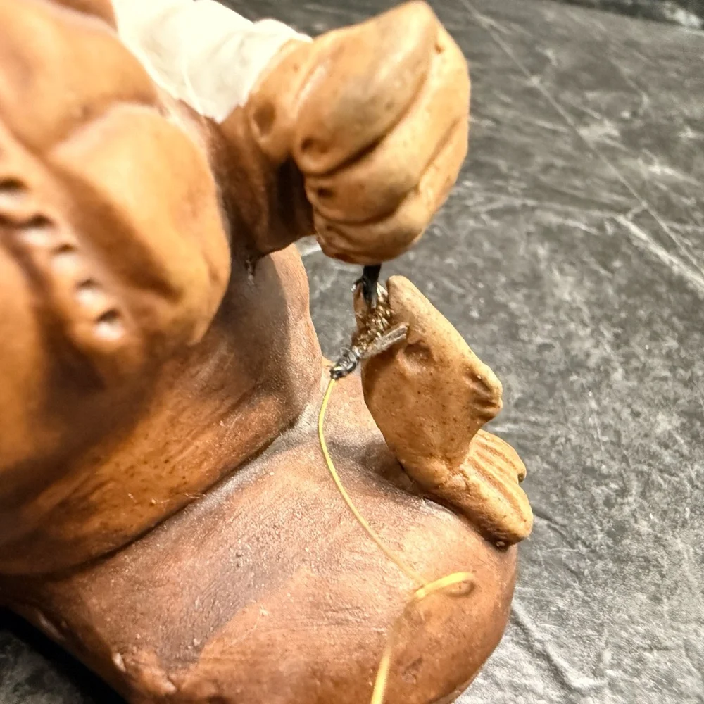ROGERS’ ROWDIES Fishing Figurine