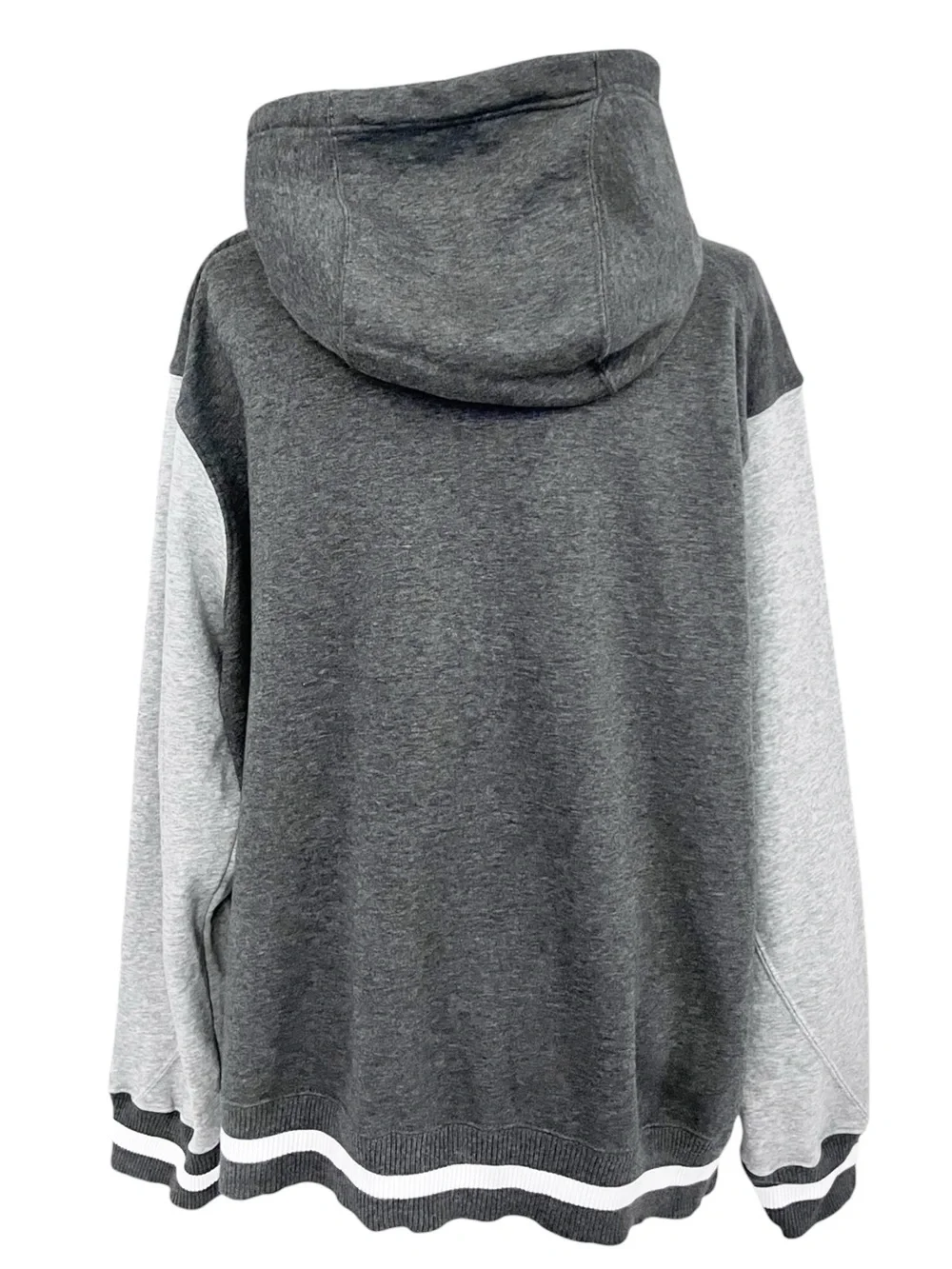 Nike Jumpman Jordan Size XL Snap Front Hoodie Sweater Jacket Gray
