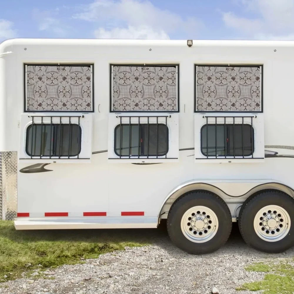 Kensington Window Screen Four Strap UV Protection 34 x 25 horse trailer screen