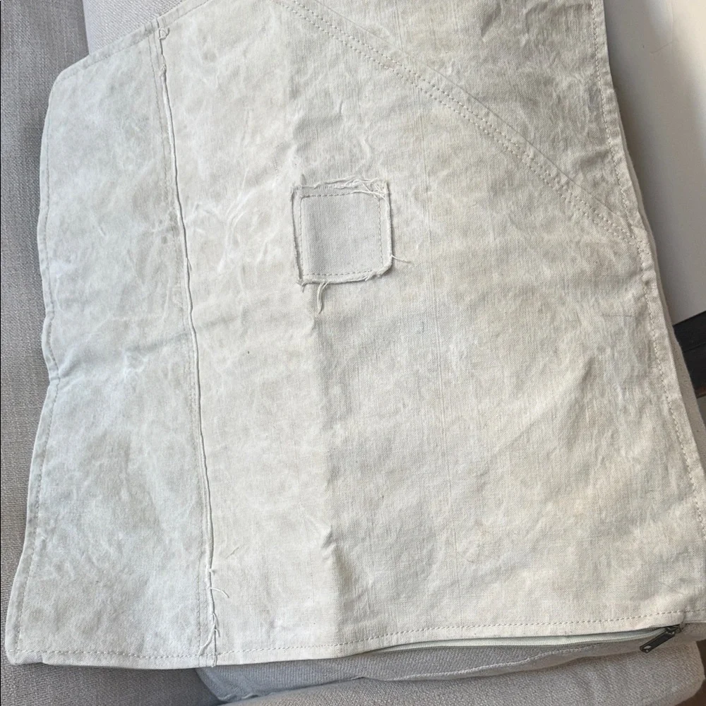 Restoration Hardware Gray pillow Duvet Cover, brand new
