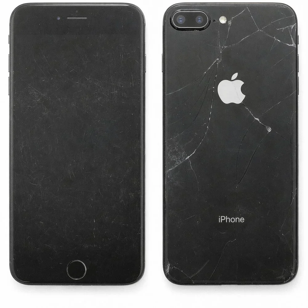 Apple iPhone 8 Plus 64GB Black + Charger.