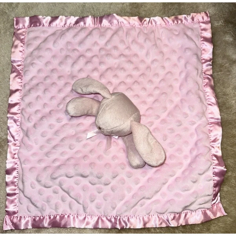 Pro Goleem Lovey Pink Bunny Rabbit Security Blanket