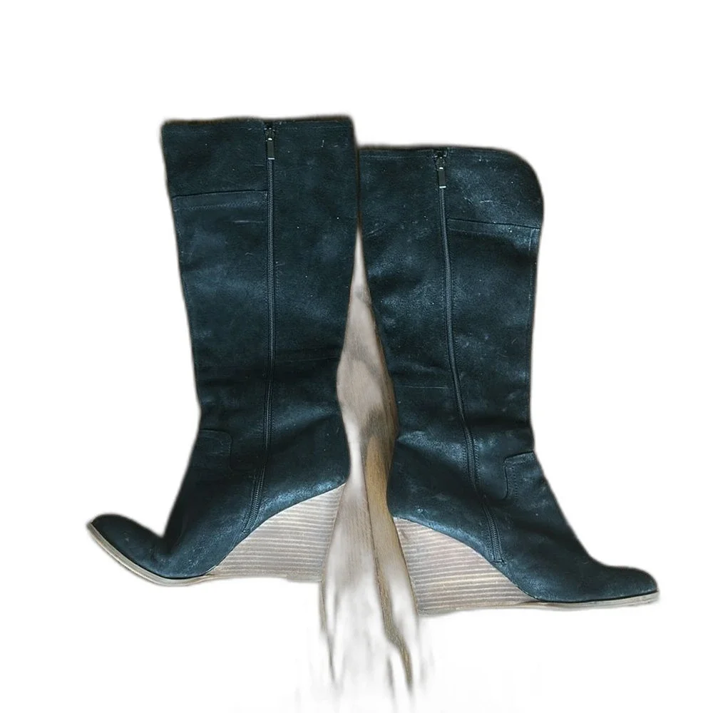 Franco Sarto franco black suede