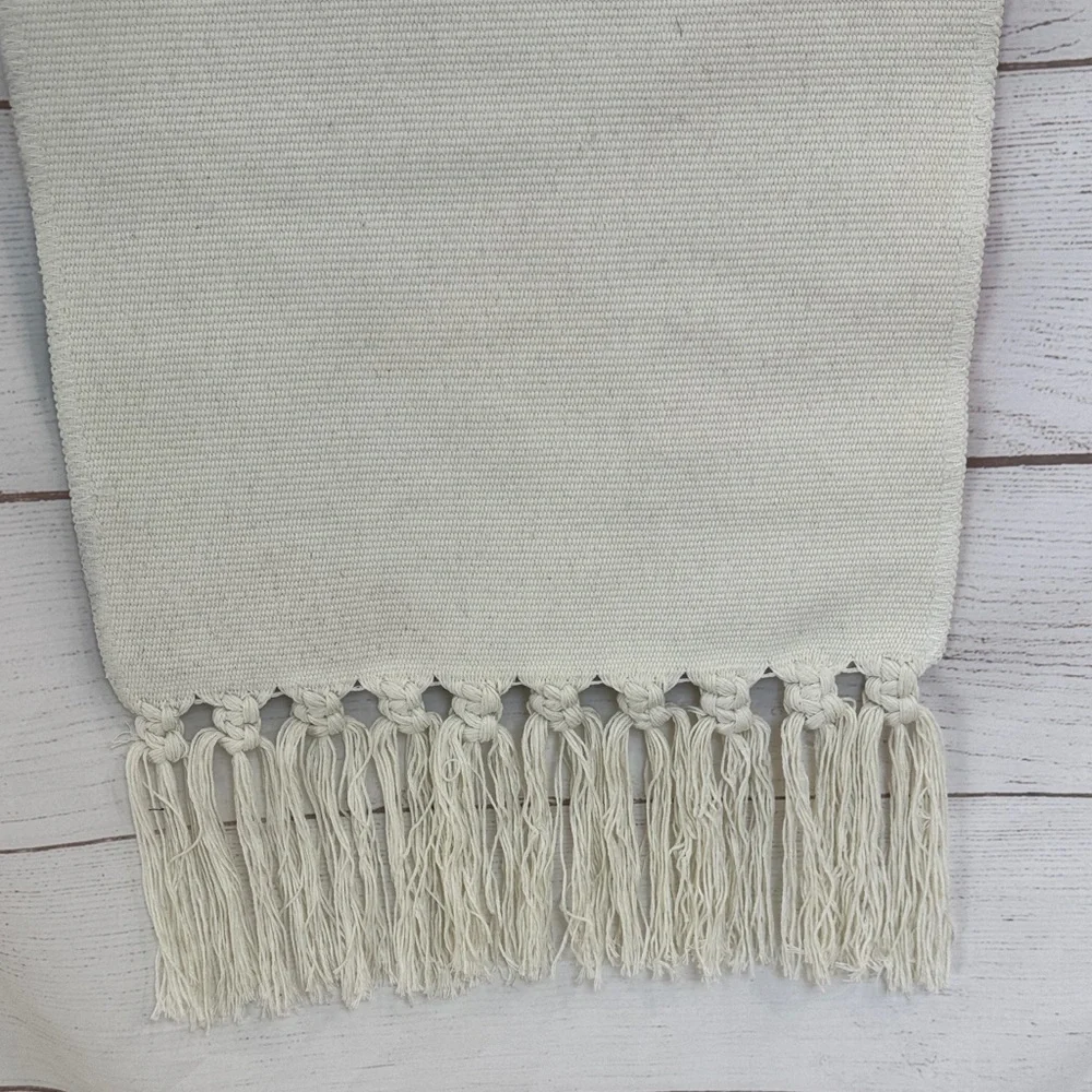 Colorful Mountain Tapestry Wall Hanging with fringe - boho 30