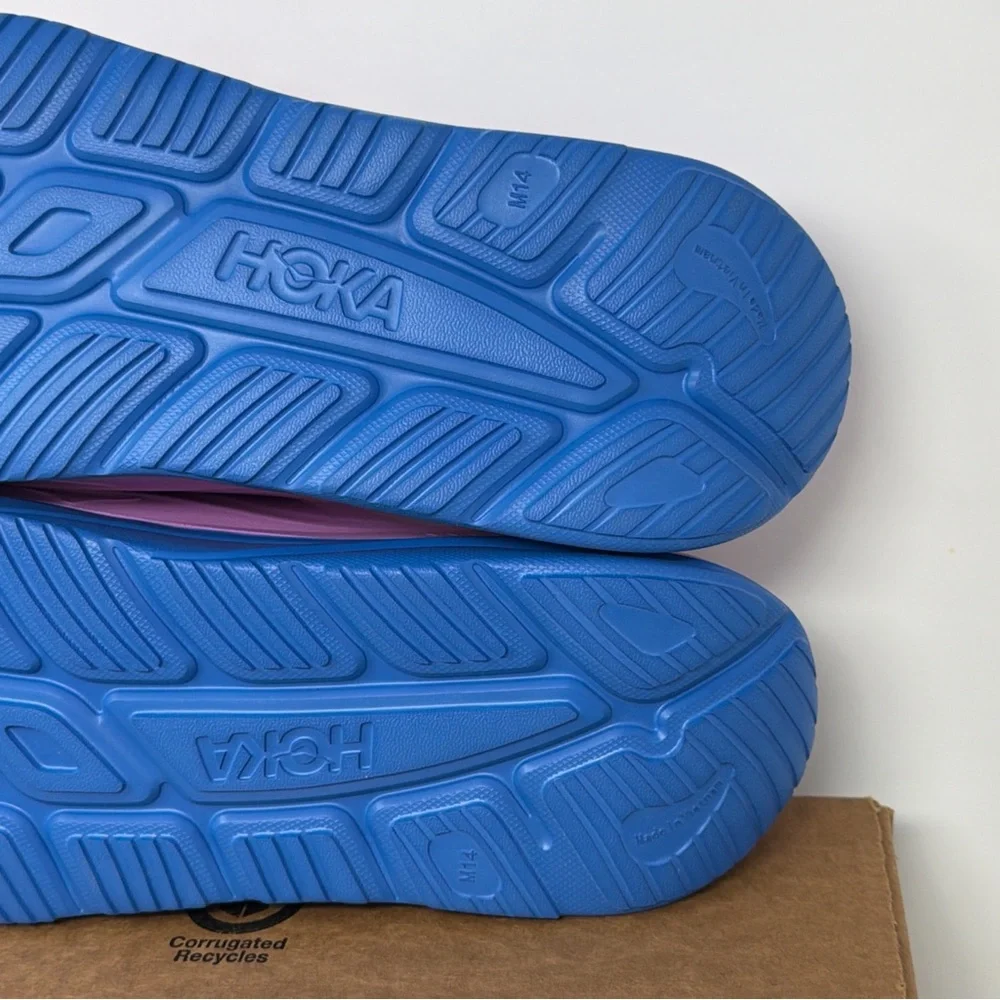 HOKA ORA Recovery Slide 3 Cyclamen Coastal Sky Sandals Men’s 14/ Women’s 16 NWT