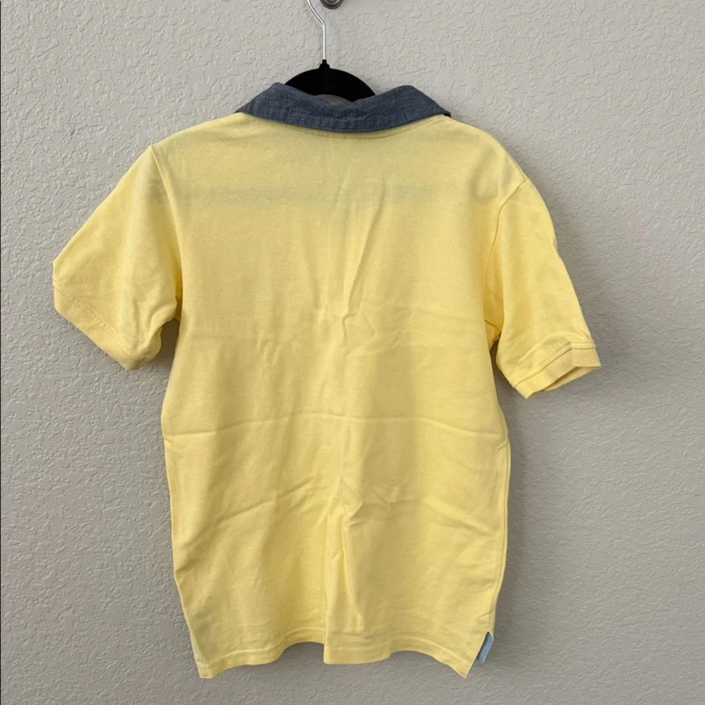 Gymboree Yellow Easter Polo with Navy Collar