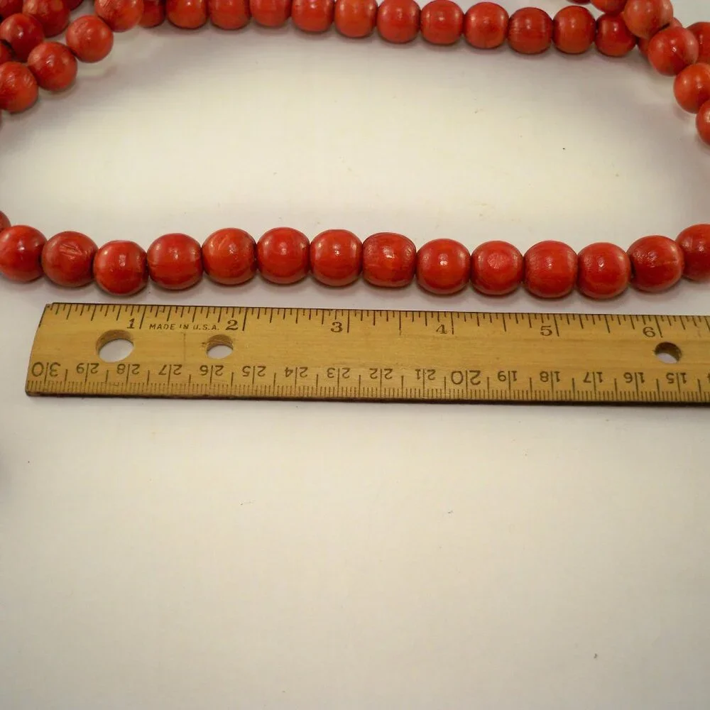 N/A red beaded