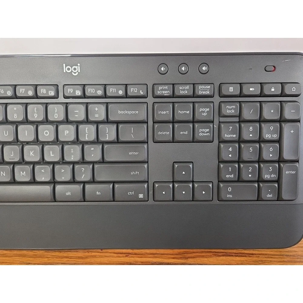Logitech K545 Wireless Desktop Computer Keyboard - NO DONGLE - TESTED WORKS