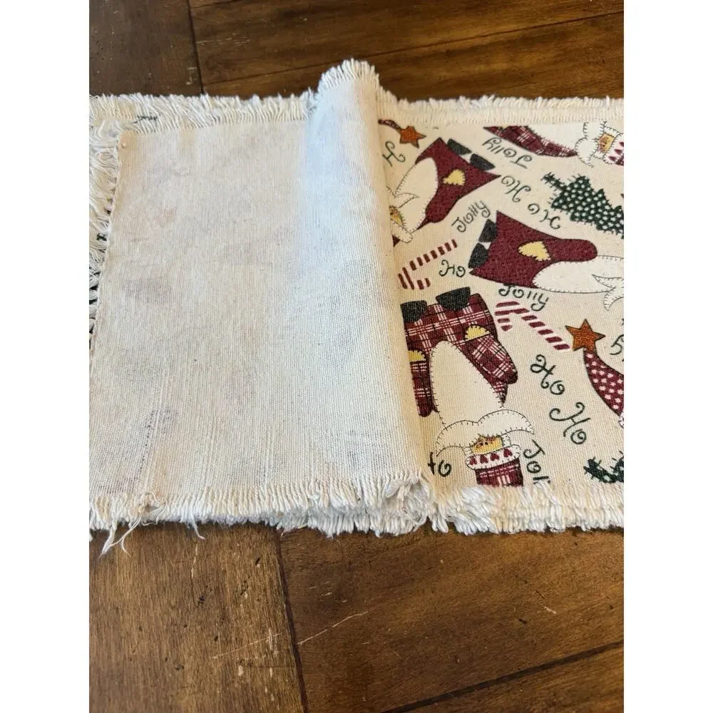 Christmas Placemats Tapestry Set of 4 Santa Hoho Jolly dinner