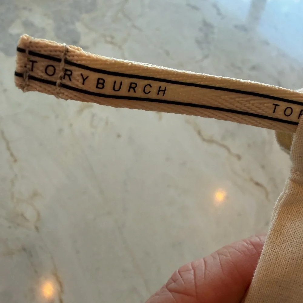 Tory Burch polished silver