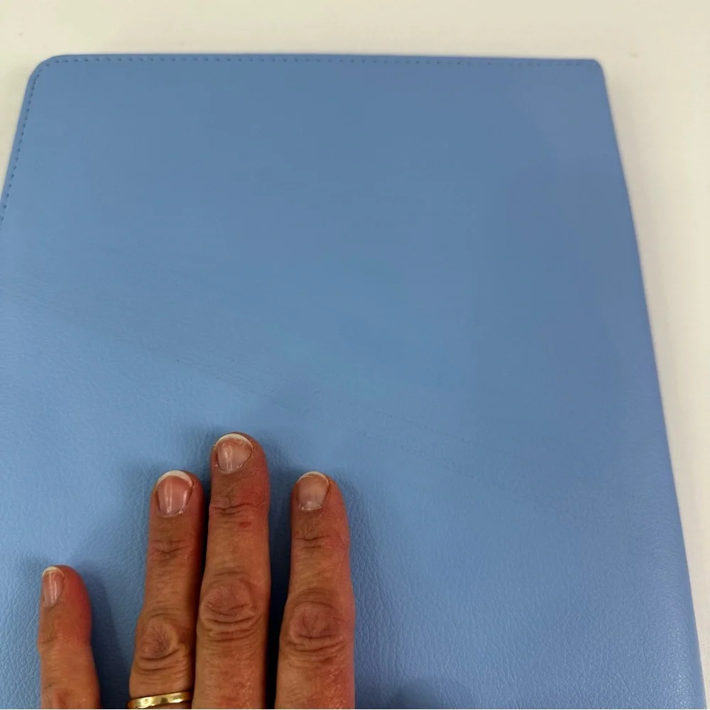 Day Designer Light Blue Soft Padfolio Notebook with 