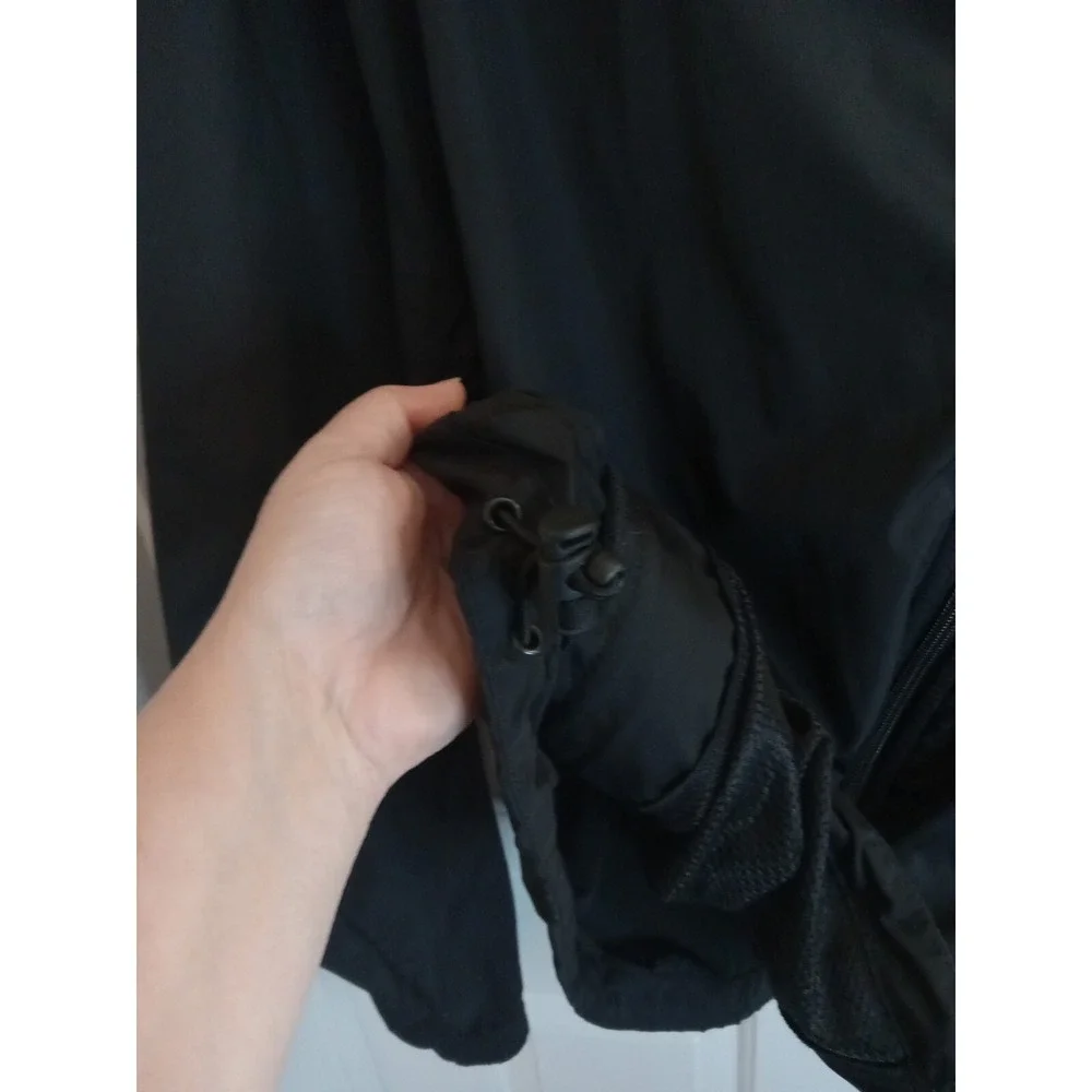 Duluth Trading‎ Co Black Men Windbreaker Jacket Size 3XL Zippers Light