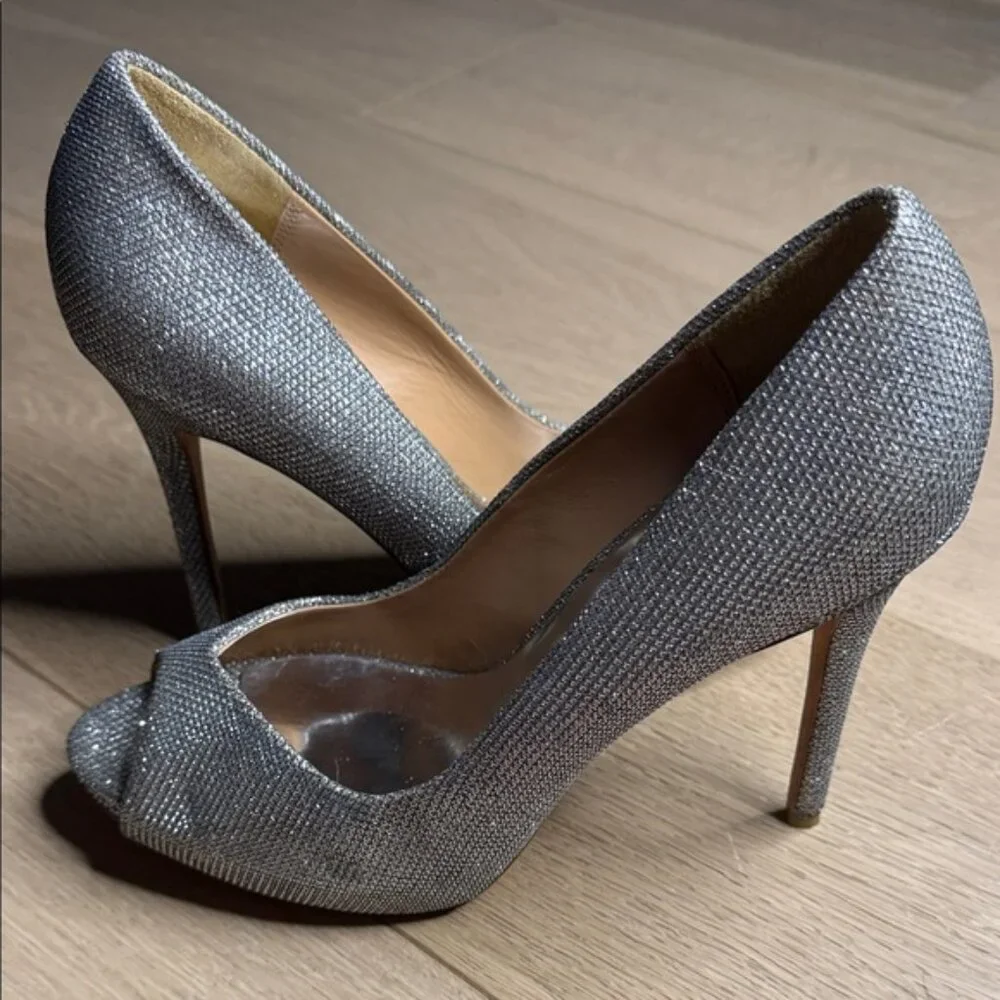 Badgley Mischka gorgeous peeptoe badgley