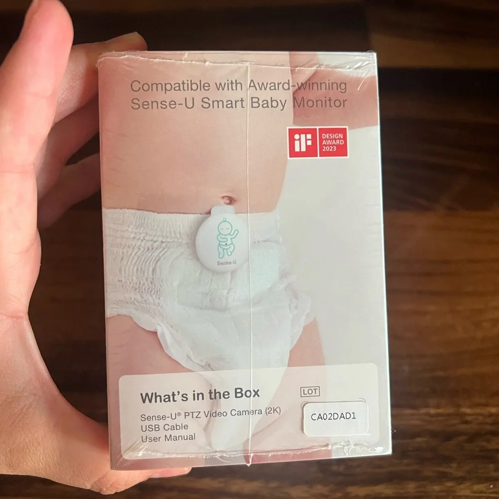 NWT PTZ Video Camera (2K) - White Baby Monitor