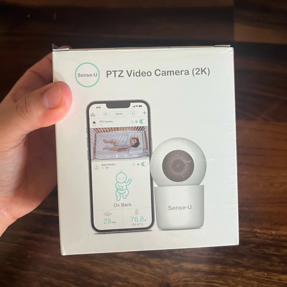 NWT PTZ Video Camera (2K) - White Baby Monitor