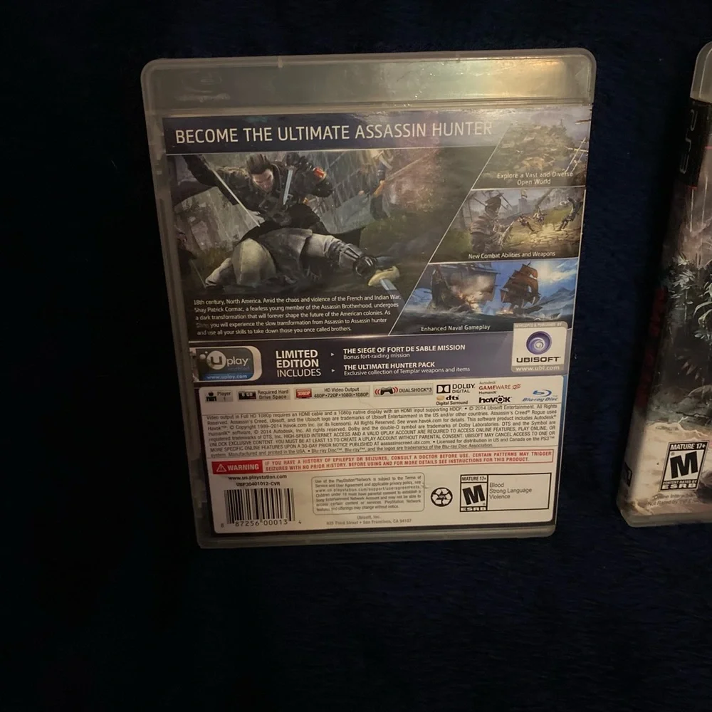 Sony PS3 Assorted Game Lot - White, Black, Red Covers