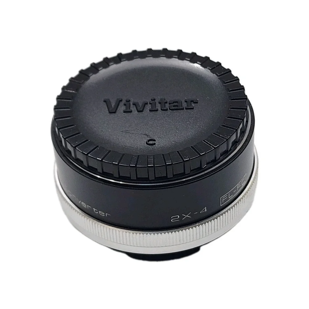 Vivitar MC Tele Converter 2X-4 FL-FD Lens with cap Untested Parts Only