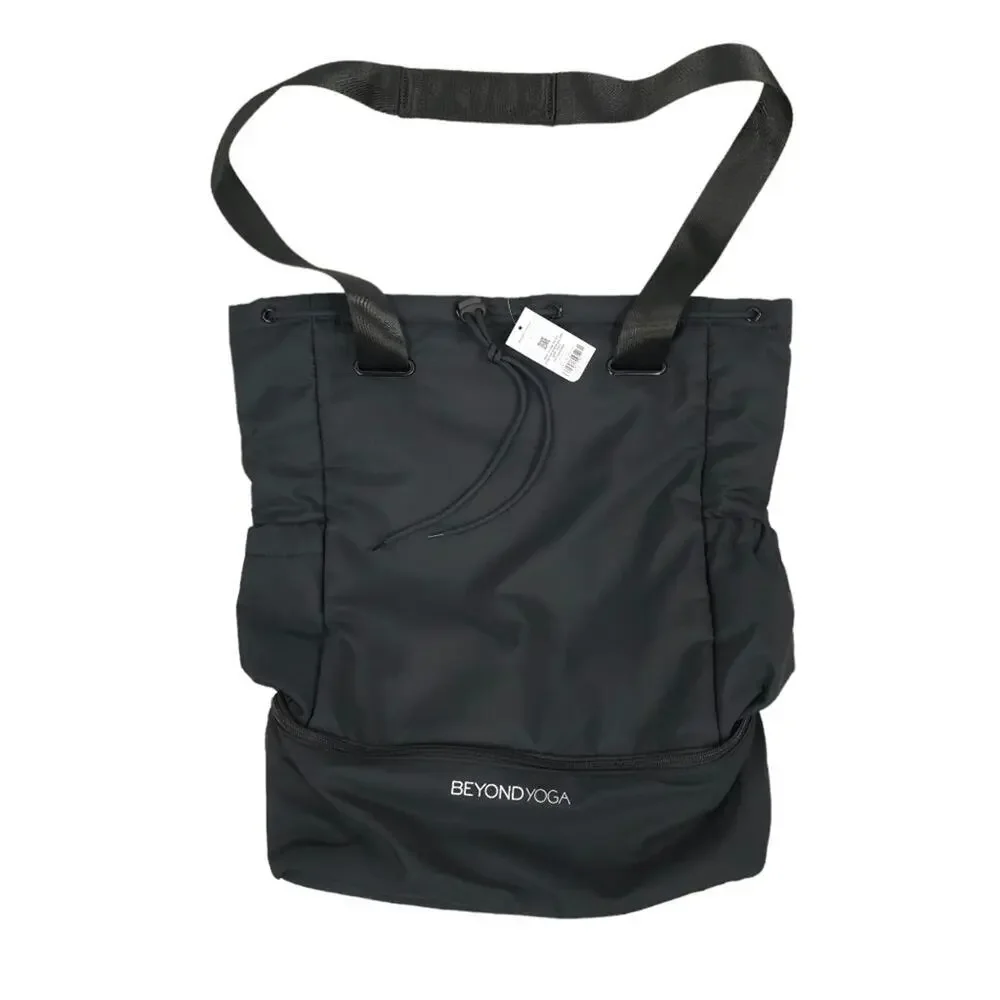 Beyond Yoga Backpack Gym Bag Convertible Tote Black