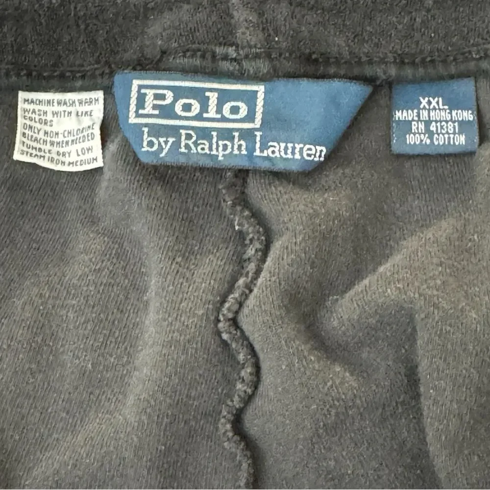 Polo Ralph Lauren Men’s Black Drawstring Sweatpants 2XL Pre-Owned 💯 % Cotton