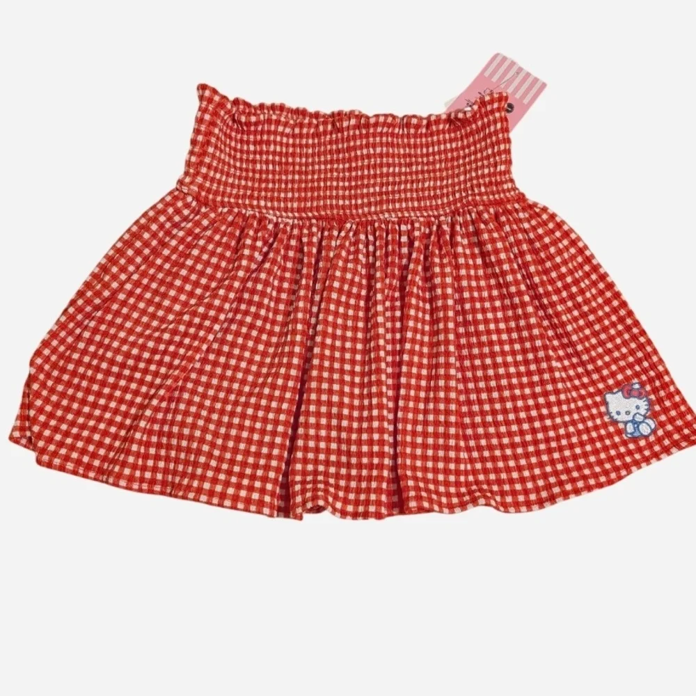 Hello Kitty Red Checkered Skirt