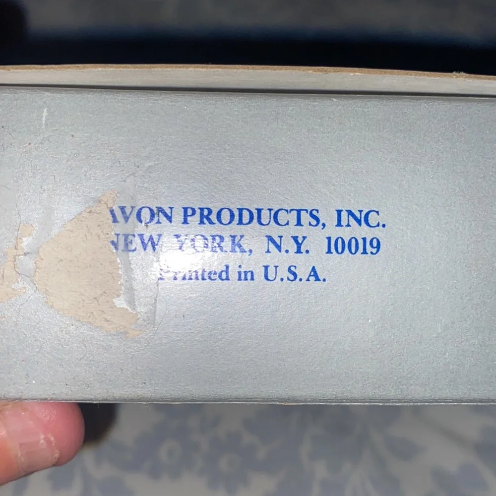 Vintage 1978 Avon The First Buffalo Nickel -Nickel Plated Soap Dish & Soap