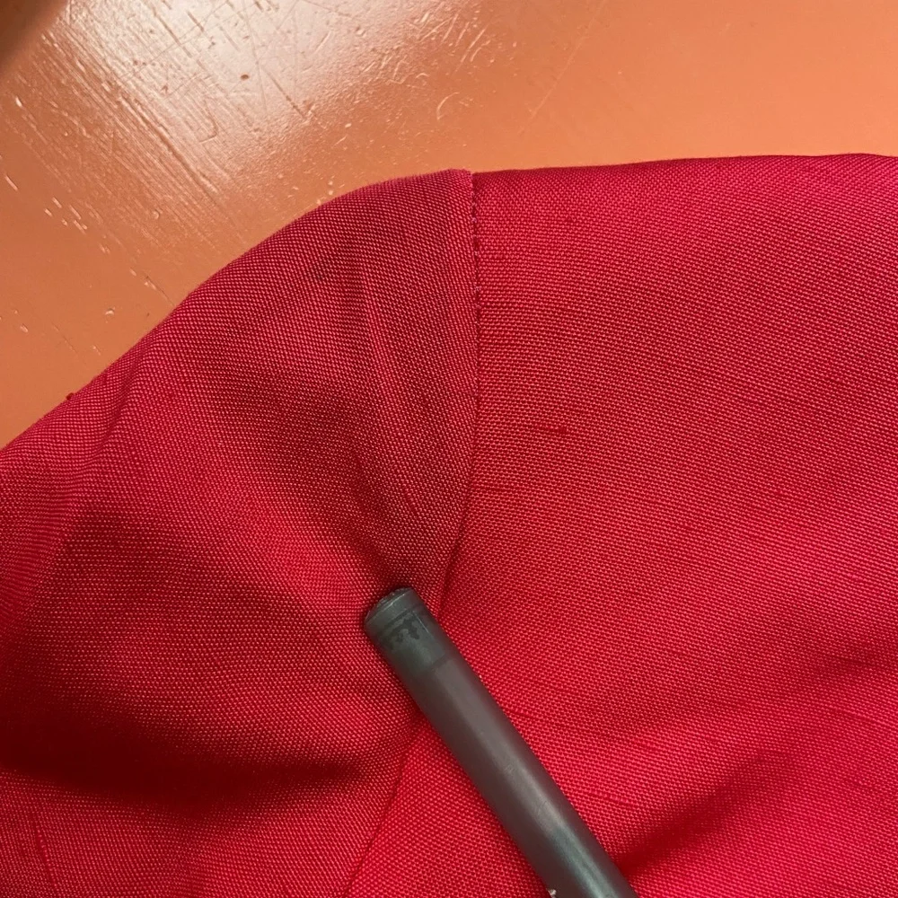 CHRISTIAN DIOR Vintage Bright Pink Collarless Blazer 4