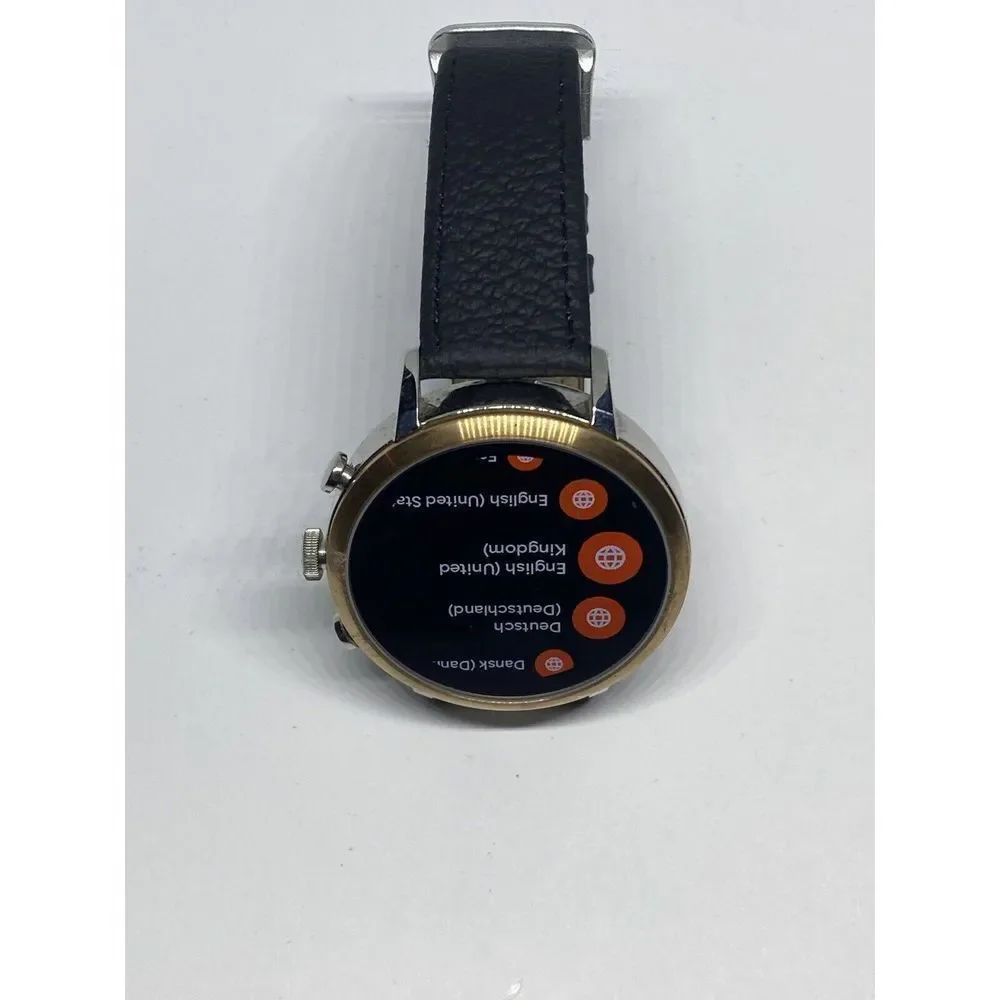 Fossil Gen 4 Authentic Digital Dial Smart Watch Custom Band FTW6016 AB159