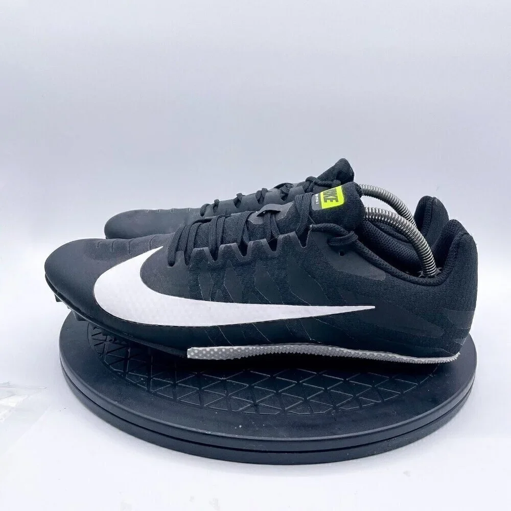 Nike Rival S 9 Size 12 Track Shoe Black/White 907564-017