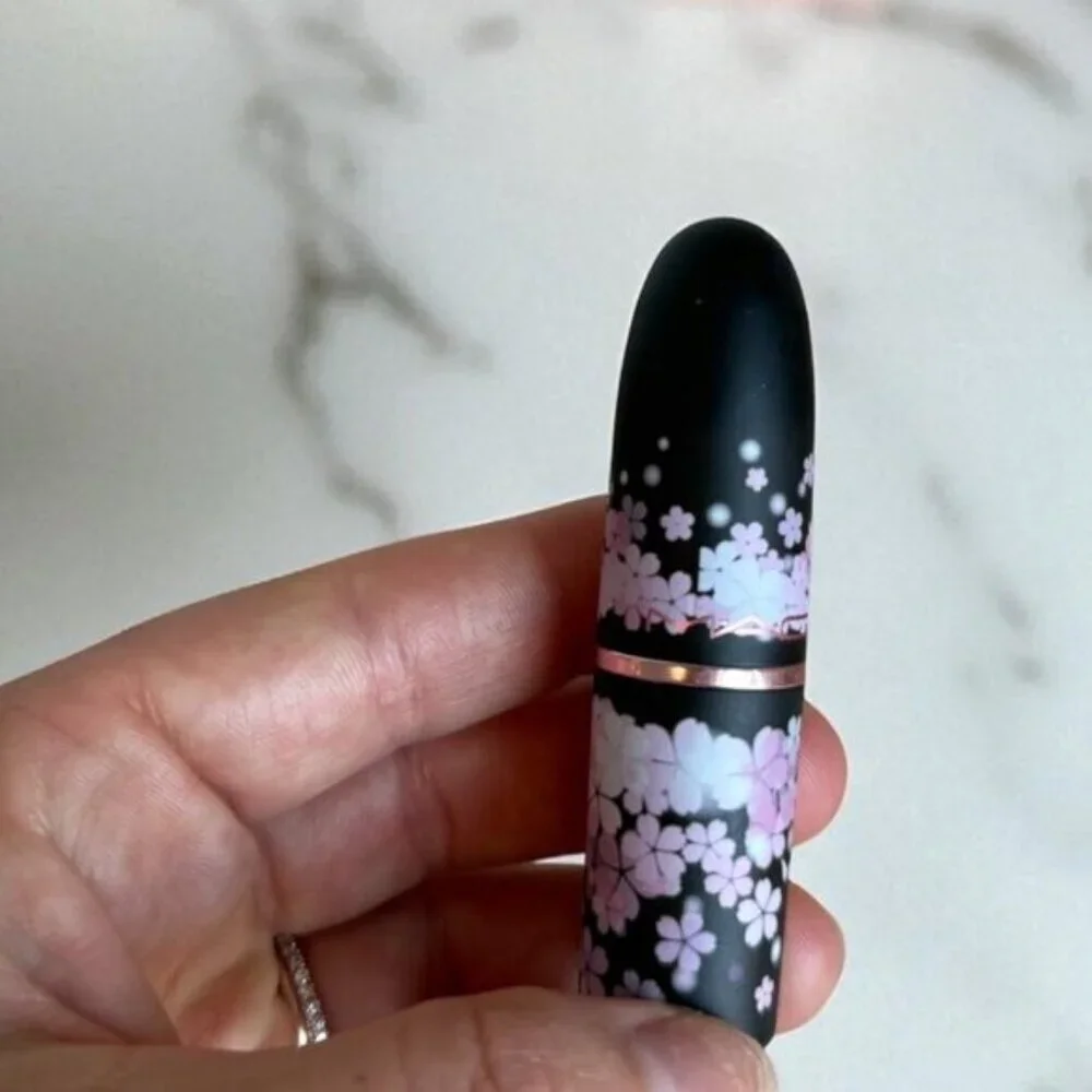 MAC Cosmetics NEW Black Cherry Matte Lipstick BLOOMBOX LIMITED EDITION