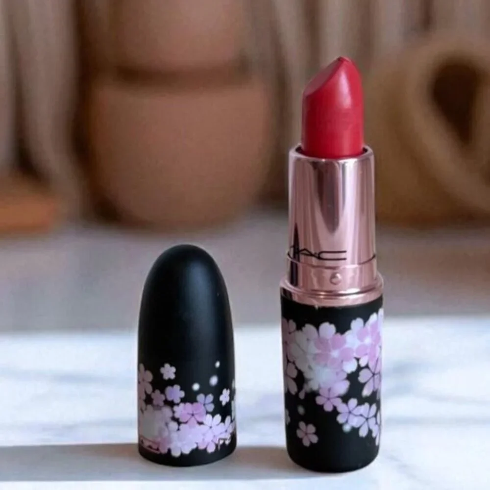 MAC Cosmetics NEW Black Cherry Matte Lipstick BLOOMBOX LIMITED EDITION